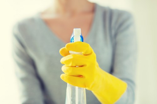 Local cleaning team preparing a Marylebone flat for new occupants