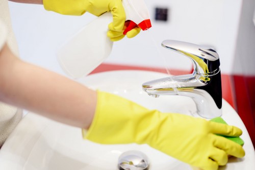 Professional cleaning of a Marylebone retail shop floor and entrance