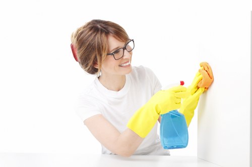 Shared lobby and lift area cleaning in a Marylebone building